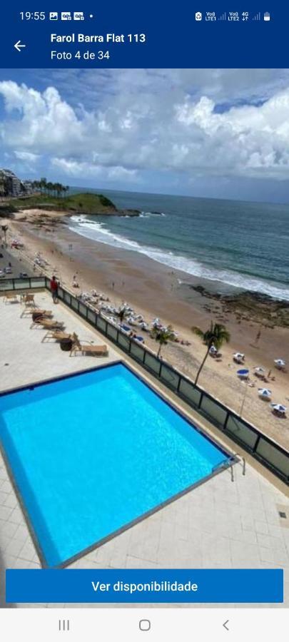 公寓 Na Barra Farol Da Barra Bahia Vista Ao Mar *